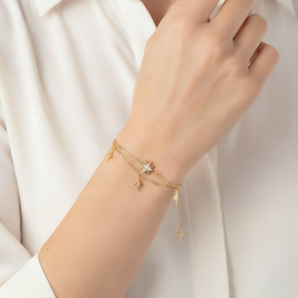 Luna Solitaire Bracelet